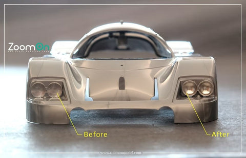 ZoomOn ZT049 1/24 ヘッドライト ディティールアップ パーツセット(6.5mm)