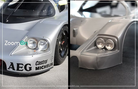 ZoomOn ZT049 1/24 ヘッドライト ディティールアップ パーツセット(6.5mm)