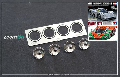 ZoomOn ZT049 1/24 ヘッドライト ディティールアップ パーツセット(6.5mm)