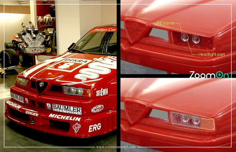 ZoomOn ZT051 1/24 ヘッドライト ディティールアップ パーツセット(3.5mm)