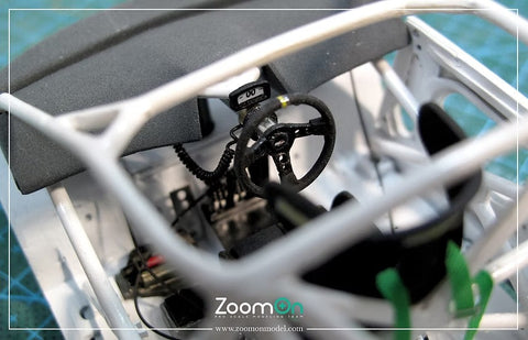 ZoomOn ZT063 1/24 ステアリングホイールコイルケーブル