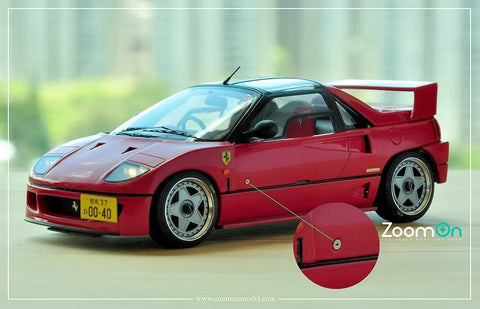 ZoomOn ZT064 1/24 ドアロックメタルステッカー