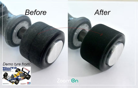 ZoomOn ZT076 1/20 フォーミュラ タイヤサンダー (軸3mm)